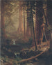 van de reuzensequoia's van Californië - Albert Bierstadt — weergave van het kunstwerk
