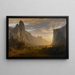 van een uitzicht vanuit een vogelperspectief op de vallei van Yosemite, Californië - Albert Bierstadt — ingelijst kunstwerk aan de muur