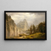 Rivière Merced Vallée de Yosemite - Albert Bierstadt — ingelijst kunstwerk aan de muur