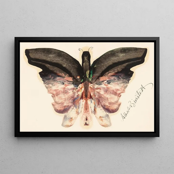Albert Bierstadt - Pink Butterfly.webp