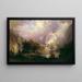 Landschap van de Rocky Mountains - Albert Bierstadt — ingelijst kunstwerk aan de muur