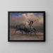 Schets voor De Laatste Bizons - Albert Bierstadt — ingelijst kunstwerk aan de muur
