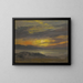 Zonsondergang - Albert Bierstadt — ingelijst kunstwerk aan de muur