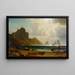 La Marina Piccola Capri - Albert Bierstadt — ingelijst kunstwerk aan de muur