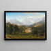 De Rocky Mountains, Lander Peak - Albert Bierstadt — ingelijst kunstwerk aan de muur