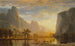 Vallée du Yosemite - Albert Bierstadt — weergave van het kunstwerk