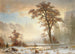 van Vallée du Yosemite, eerste sneeuwval van het jaar - Albert Bierstadt — weergave van het kunstwerk