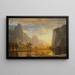 Vallée du Yosemite - Albert Bierstadt — ingelijst kunstwerk aan de muur