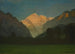 Vue du parc du Glacier ou Coucher de soleil sur le pic - Albert Bierstadt — weergave van het kunstwerk