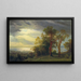Uitzicht op de Hudson - Albert Bierstadt — ingelijst kunstwerk aan de muur