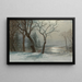Winter in Yosemite - Albert Bierstadt — ingelijst kunstwerk aan de muur