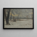 Winterlandschap - Albert Bierstadt — ingelijst kunstwerk aan de muur