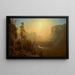 Vallée de Yosemite, sentier de Glacier Point - Albert Bierstadt — ingelijst kunstwerk aan de muur