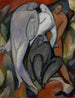 Quatre Pierrots - Albert Bloch — weergave van het kunstwerk