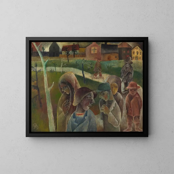 Autoroute - Albert Bloch — ingelijst kunstwerk aan de muur