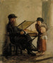 van een Russische verkoper van zoete gebakjes op de markt van de zuidhaven van Helsinki - Albert Edelfelt — weergave van het kunstwerk