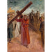 Christus die het kruis draagt - Albert Edelfelt — weergave van het kunstwerk
