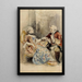 Reproductie van het schilderij Koppel in gesprek in rococokleding - Albert Edelfelt
