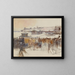 van de zuidhaven - Albert Edelfelt — ingelijst kunstwerk aan de muur