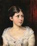 Meisje in witte jurk - Albert Edelfelt — weergave van het kunstwerk