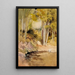 In het bos - Albert Edelfelt — ingelijst kunstwerk aan de muur