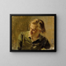 Portret van een jonge man - Albert Edelfelt — ingelijst kunstwerk aan de muur