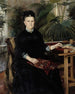 portret van mevrouw Anna Sinebrychoff - Albert Edelfelt — weergave van het kunstwerk