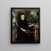 portret van mevrouw Anna Sinebrychoff - Albert Edelfelt — ingelijst kunstwerk aan de muur