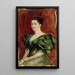 Reproductie van het schilderij Portret van mevrouw Dagmar Dippell schets van compositie - Albert Edelfelt