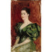 Reproductie van het schilderij Portret van mevrouw Dagmar Dippell schets van compositie - Albert Edelfelt