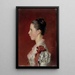Reproductie van het schilderij portret van de zus van de kunstenaar Annie Edelfelt - Albert Edelfelt