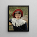 Portret van de kunstzuster Berta Edelfelt - Albert Edelfelt — ingelijst kunstwerk aan de muur