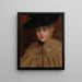 Portret van een jonge vrouw - Albert Edelfelt — ingelijst kunstwerk aan de muur