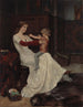 Koningin Bianca - Albert Edelfelt — weergave van het kunstwerk