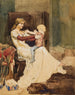 Studie van koningin Blanka - Albert Edelfelt — weergave van het kunstwerk