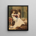 Studie van koningin Blanka - Albert Edelfelt — ingelijst kunstwerk aan de muur