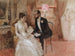scène op het bal - Albert Edelfelt — weergave van het kunstwerk