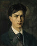 Zelfportret - Albert Edelfelt — weergave van het kunstwerk