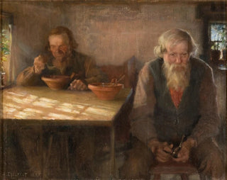 De rustdag - Albert Edelfelt — weergave van het kunstwerk
