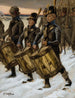 De mars van Björneborg - Albert Edelfelt — weergave van het kunstwerk