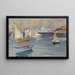 Het Port van de Jachthavenclub Nyländska in Helsinki - Albert Edelfelt — ingelijst kunstwerk aan de muur