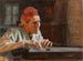 De dichter Larin Paraske - Albert Edelfelt — weergave van het kunstwerk