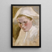 Hoofd van een vrouw herhaling voor de definitieve schets van de serie Peter Brahe - Albert Edelfelt — ingelijst kunstwerk aan de muur
