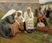 van Vrouwen voor de kerk van Ruokolahti - Albert Edelfelt — weergave van het kunstwerk