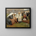 van Vrouwen voor de kerk van Ruokolahti - Albert Edelfelt — ingelijst kunstwerk aan de muur