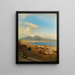 View of the Gulf of Naples from Posilippo - Albert Flamm — framed artwork on a wall