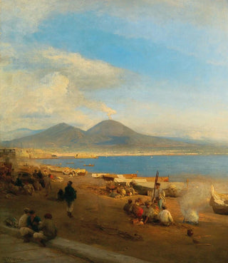 Albert Flamm - A view of the Gulf of Naples from Posilippo (Case Conflict).webp