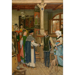 Albert Frans Lieven De Vriendt - The Magistrates Visit the Workshop of Jan van Eyck.webp