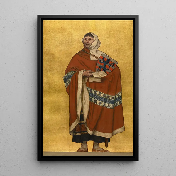 Reproductie van het schilderij Tideman van den Berghe - Albert Frans Lieven De Vriendt