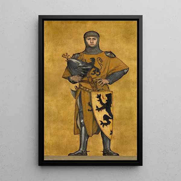 Reproductie van het schilderij Guillaume de Juliers - Albert Frans Lieven De Vriendt